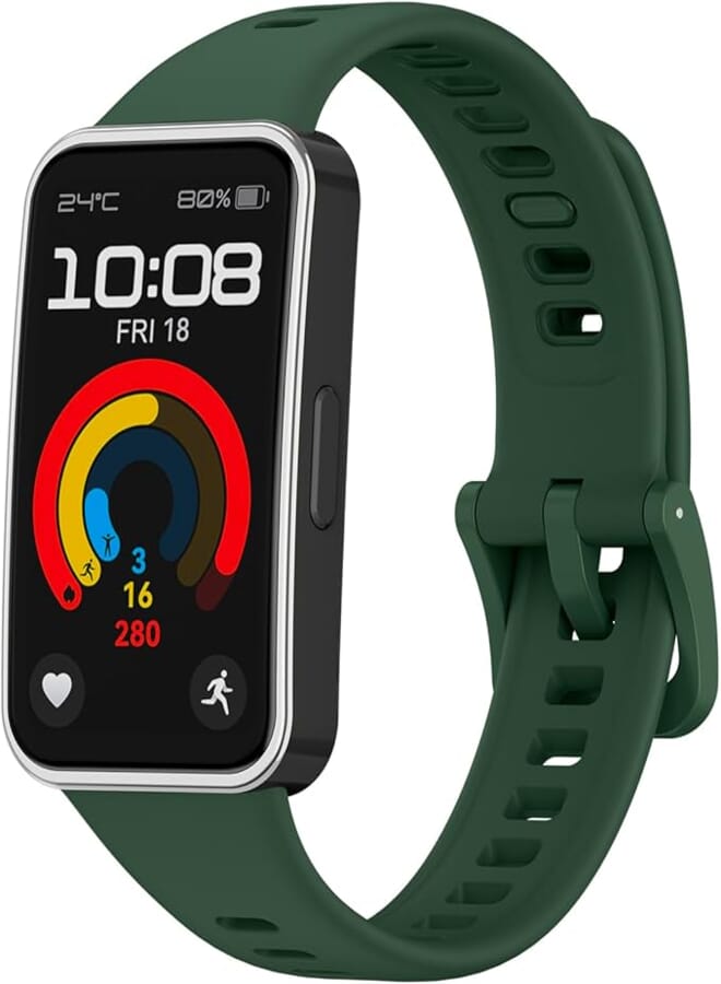 Meliya Strap for Huawei Band 9 Huawei Band 8 Strap, Silicone Replacement Wristbands for Huawei Band 8/Huawei Band 9 Women Men